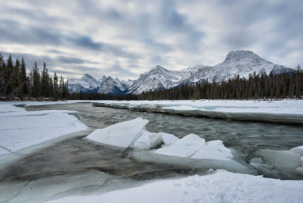 Athabasca River Winter